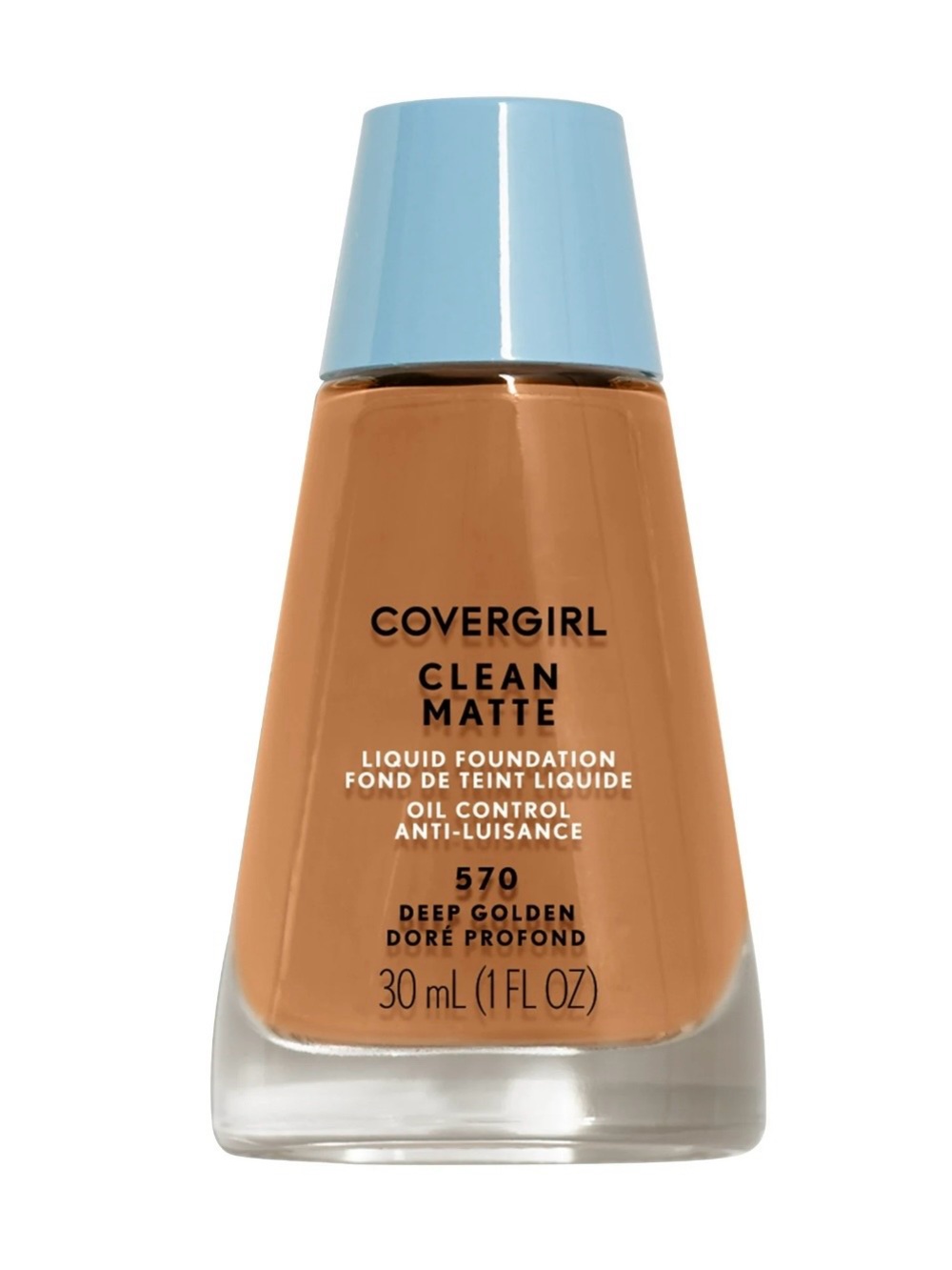 COVERGIRL Clean Matte Liquid Foundation - Deep Golden (570)